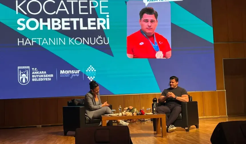 Ankara Büyükşehir Belediyesi'nin Düzenlediği “Kocatepe Sohbetleri”nin Konuğu Millî Güreşçi Rıza Kayaalp Oldu