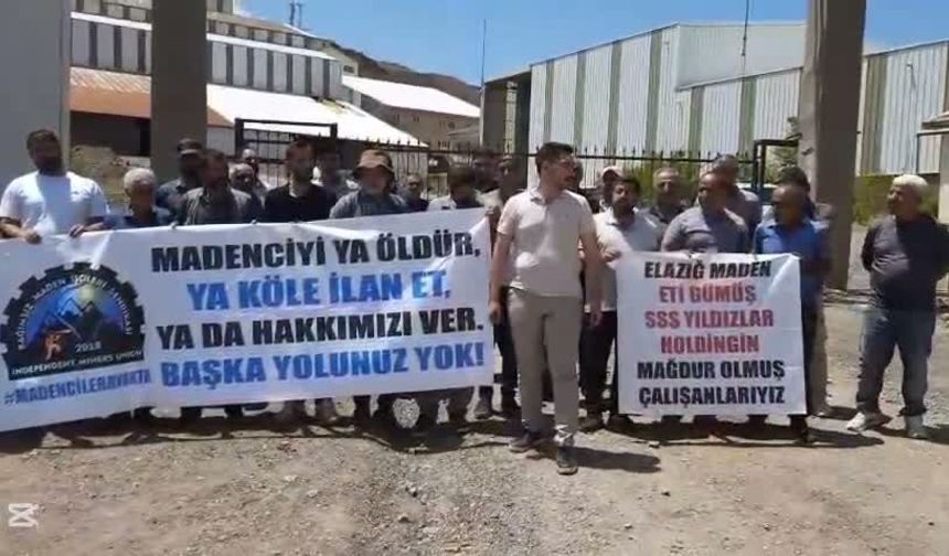 Elazığ Maden'deki İşçiler Ankara'ya Yürüyecek