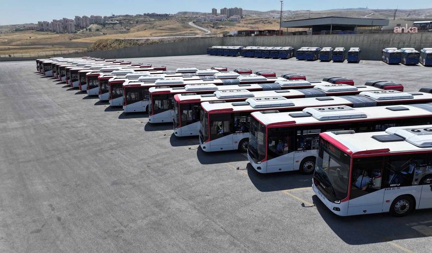 Mansur Yavaş'tan EGO Otobüs Filosuna Yeni 20 Dizel Yakıtlı Otobüs