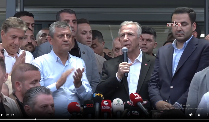 ABB Başkanı Mansur Yavaş: Eşit Hukuk, Eşit Adalet İstiyoruz