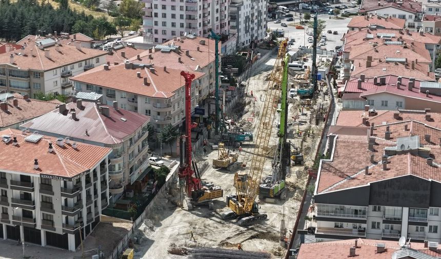 Ankara Büyükşehir Belediyesi'nin Projesi Olan Dikimevi-Natoyolu Hattı Tüm Hızıyla İlerliyor