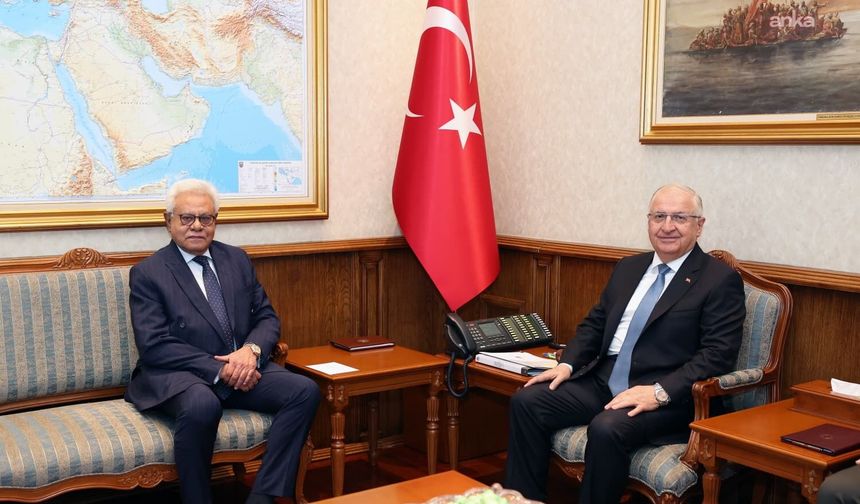 Bakan Güler, Pakistan'ın Ankara Büyükelçisi Cüneyd'i Kabul etti