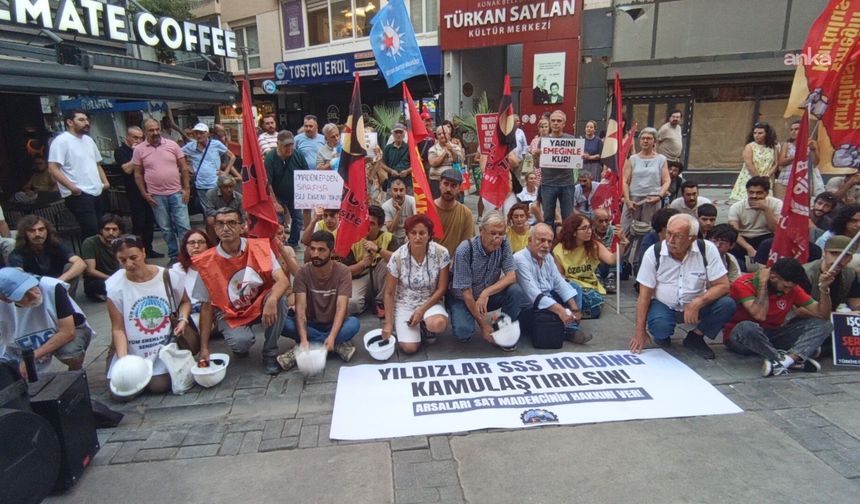 İzmir'den Ankara'daki Madenciler İçin Destek Eylemi