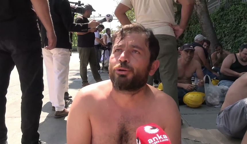 Madencilerin Bakanlık Önündeki Eylemi Sürüyor