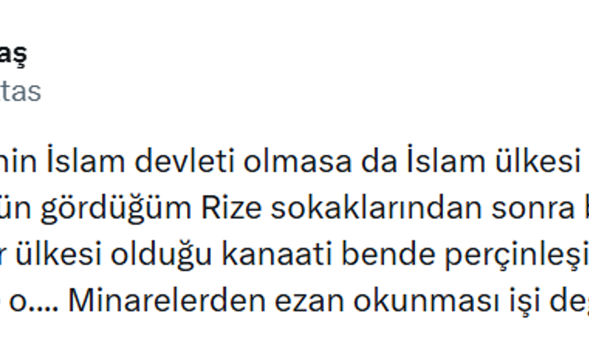 RTEÜ Öğretim Ü. Prof. Dr. Köktaş: Gördüğüm Rize Sokaklarından Sonra Buranın Gavur Ülkesi Olduğu Kanaati Perçinleşiyor