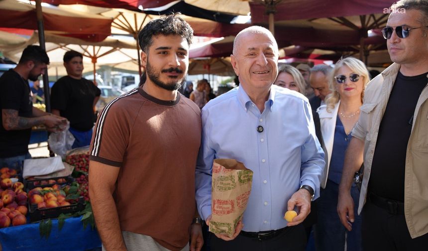 Ümit Özdağ Sincan Pazarı'nı Ziyaret Etti
