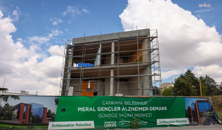 Çankaya'da Meral Gençler Alzheimer-Demans Gündüz Yaşam Merkezi Hızla Yükseliyor