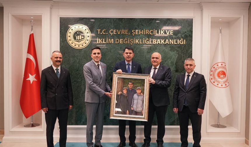 Kızılcahamam Belediye Başkanı Acar'dan Bakan Kurum'a Ziyaret
