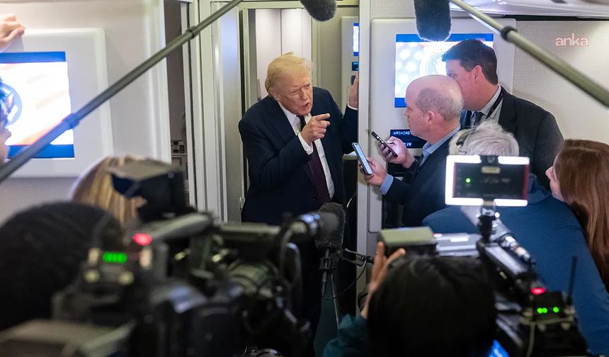 Beyaz Saray, CNN'i Trump'ın Air Force One Uçağından Çıkardı