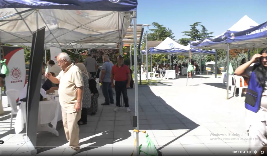 Ulus 100. Yıl Parkı “Halk Sağlığı Şenliği”ne Ev Sahipliği Yaptı