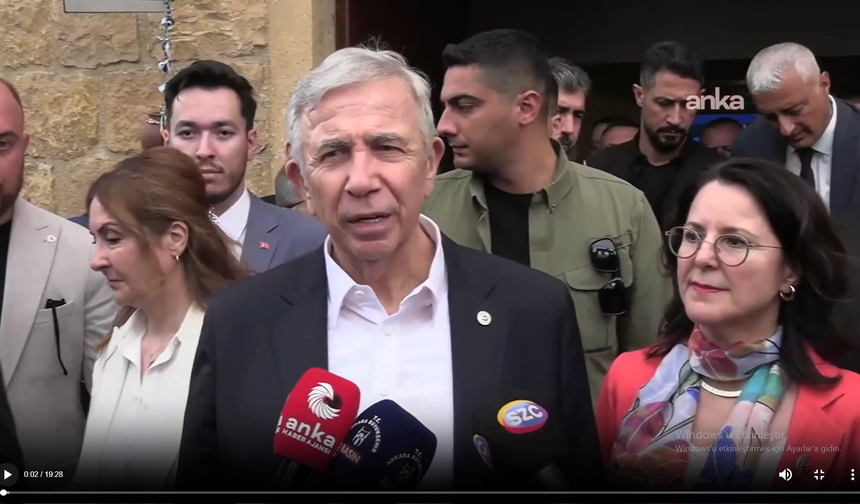 Mansur Yavaş: Öncelikli Olarak Görevimi Sürdürüyorum