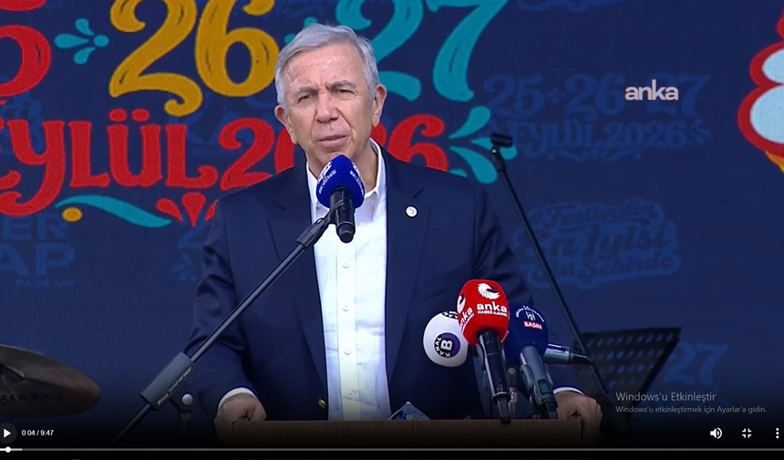Mansur Yavaş: "Oyunlarımızla, Yemeklerimizle, Adetlerimizi Yaşatarak Geleceğe Taşımak İstiyoruz"