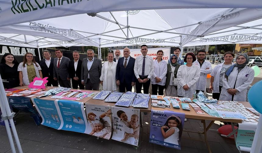 Kızılcahamam'da Halk Sağlığı Haftası Etkinlikleri Yapıldı