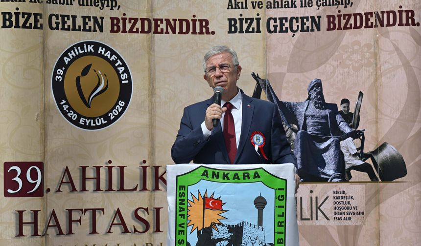 ABB Başkanı Mansur Yavaş'tan 7 Yılda 200 Bin Esnafa 23 Milyar TL'lik Destek