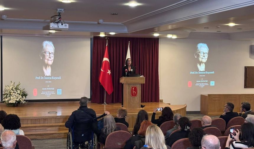 Ioanna Kuçuradi, Hacettepe Üniversitesi'nde Anıldı