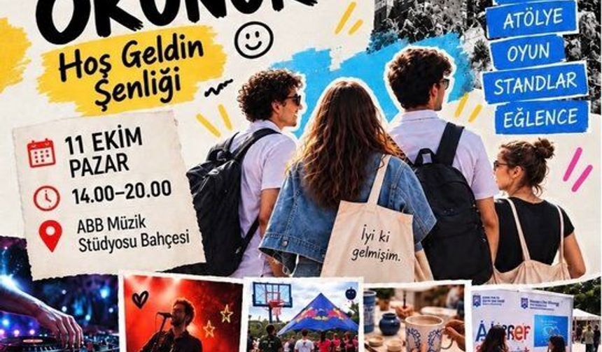 Ankara Büyükşehir Belediyesi'nden Üniversite Öğrencilerine Hoş Geldin Şenliği