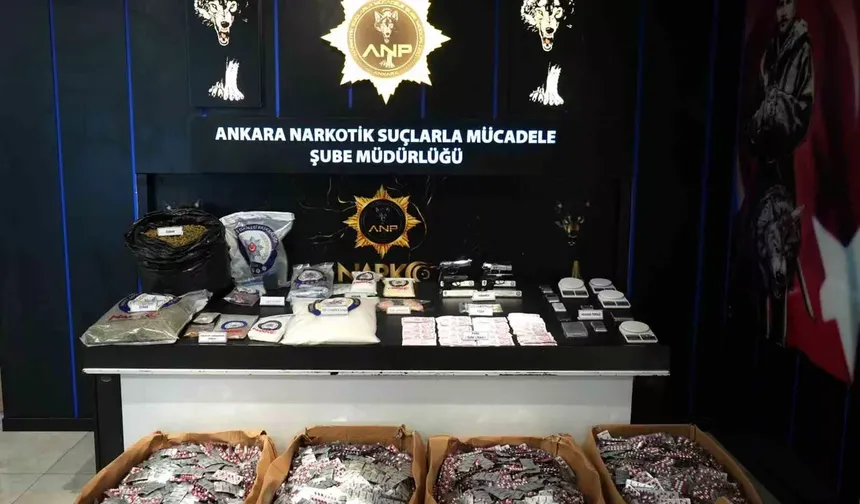 Ankara'da Zehir Tacirlerine Peş Peşe Operasyonlar! Ortaya Çıkan Tablo Çarpıcı