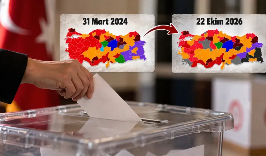 2024'ten 2026'ya... Belediyelerde Siyasi Harita Nasıl Değişti?