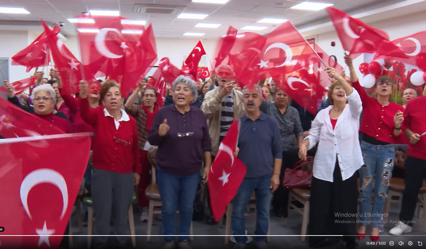 ABB Batıkent Emekliler Lokali’nde Cumhuriyet Coşkusu