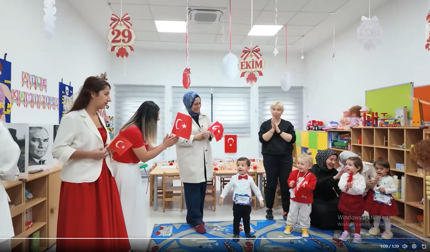 Ankara Büyükşehir Belediyesi Çocuk Etkinlik Merkezlerinde 29 Ekim Cumhuriyet Bayramı Kutlandı