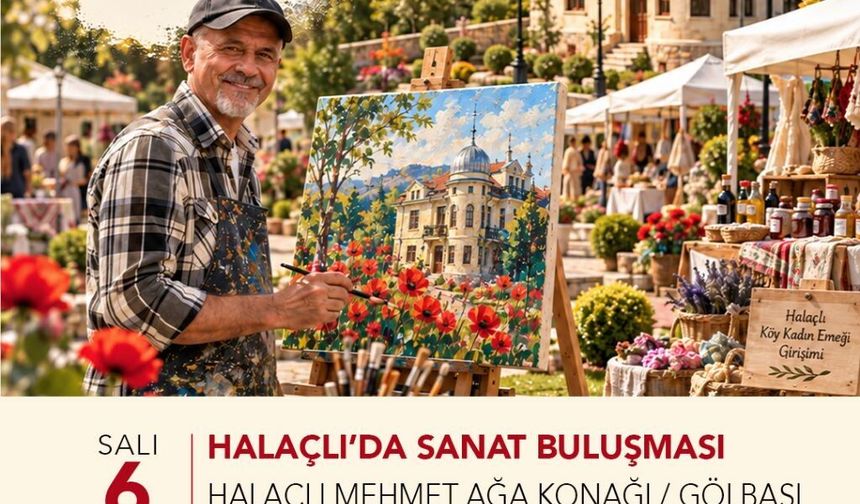 Halaçlı’da Sanat Buluşması: Hikmet Çetinkaya Resim Performansı