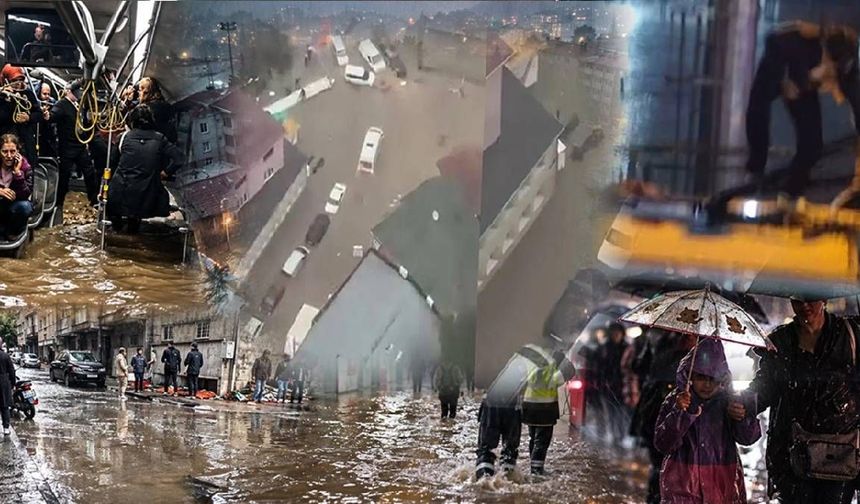 İstanbul'u Sağanak Vurdu: Yollar Göle Döndü, Araçlar Suya Gömüldü, Hastane ve Evleri Su Bastı